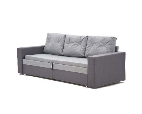 МЕТ JEN Комбинированный серый Диван кровать с электроприводом в минималистичном скандинавском дизайне