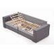МЕТ JEN Комбинированный серый Диван кровать с электроприводом в минималистичном скандинавском дизайне