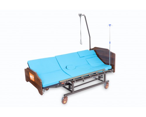 MET REMEKS Медицинская кровать для ухода за лежачими больными с переворотом, туалетом и матрасом