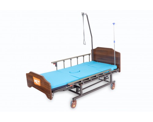 MET REMEKS Медицинская кровать для ухода за лежачими больными с переворотом, туалетом и матрасом