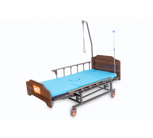 MET REMEKS Медицинская кровать для ухода за лежачими больными с переворотом, туалетом и матрасом