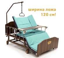 MET REVEL XL ( ширина 120 см) Электрическая функциональная кровать для ухода за лежачими больными с переворотом и туалетом