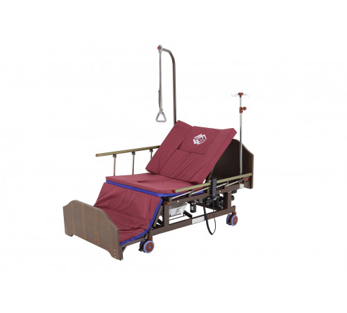 Кровать электрическая DB-11А (МЕ-5228Н-10) ЛДСП Венге с боковым переворачиванием, туалетным устройством и функцией «кардиокресло»