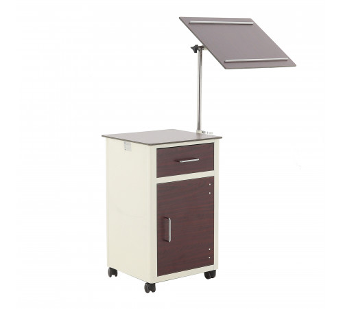 Тумба прикроватная с поворотной столешницей из HPL пластика ПТ-001