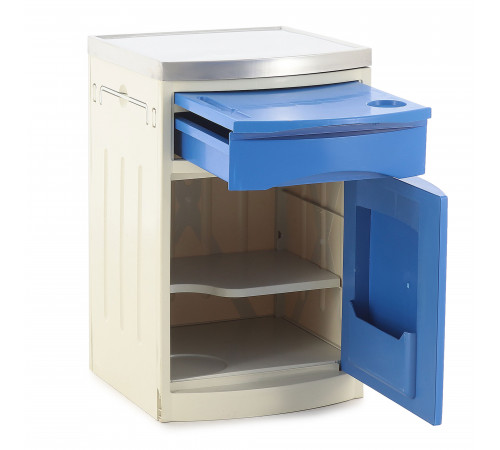 Тумба прикроватная из пластика и нержавеющей стали