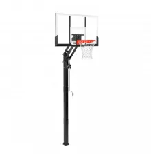 Баскетбольная стационарная стойка, акрил Spalding 54 " Gold In-Ground Арт. 881365CN