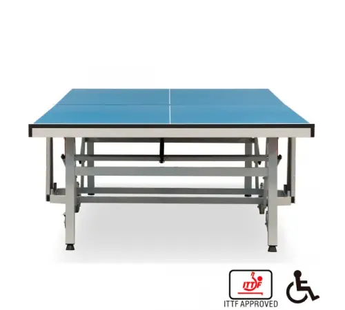 Теннисный стол складной для помещений "K-2023 ITTF Indoor" (274 Х 152.5 Х 76 см ) с сеткой