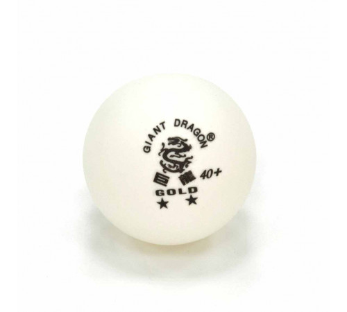 Мячи Dragon Training Gold 2* New (12 шт, бел.) в блистере