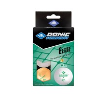 Мячики для н/тенниса DONIC ELITE 1* 40+ 6 штук, белый + оранжевый