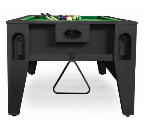 Cтол-трансформер «Twister» 3 в 1 (бильярд, аэрохоккей, настольный теннис, 217 х 107,5 х 81 см, черный)