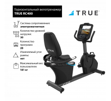 Велотренажер горизонтальный TRUE RC400 с консолью Envision 9