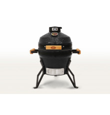 Керамический гриль-барбекю 13 дюймов (черный) (33 см)