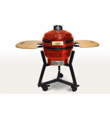 Керамический гриль-барбекю 16 дюймов (красный) (39,8 см)