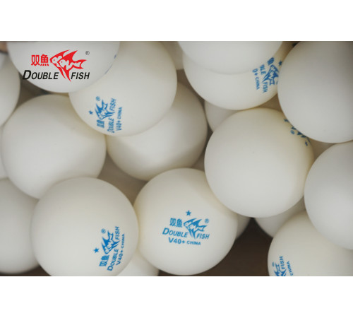 Мячи для н/т Double Fish 1* Volant (10 шт/упак.) р-р.40+