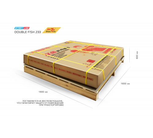 Стол теннисный Double Fish 233 синий