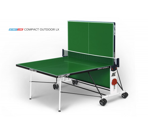 Теннисный стол Compact Outdoor LX green всепогодный