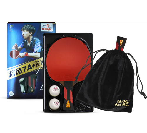 Ракетка с чехлом для н/т Double Fish (7A+C серия)